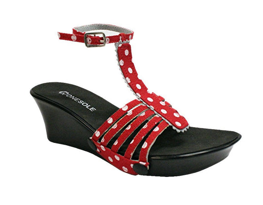 Red Polka Dot Betty Top