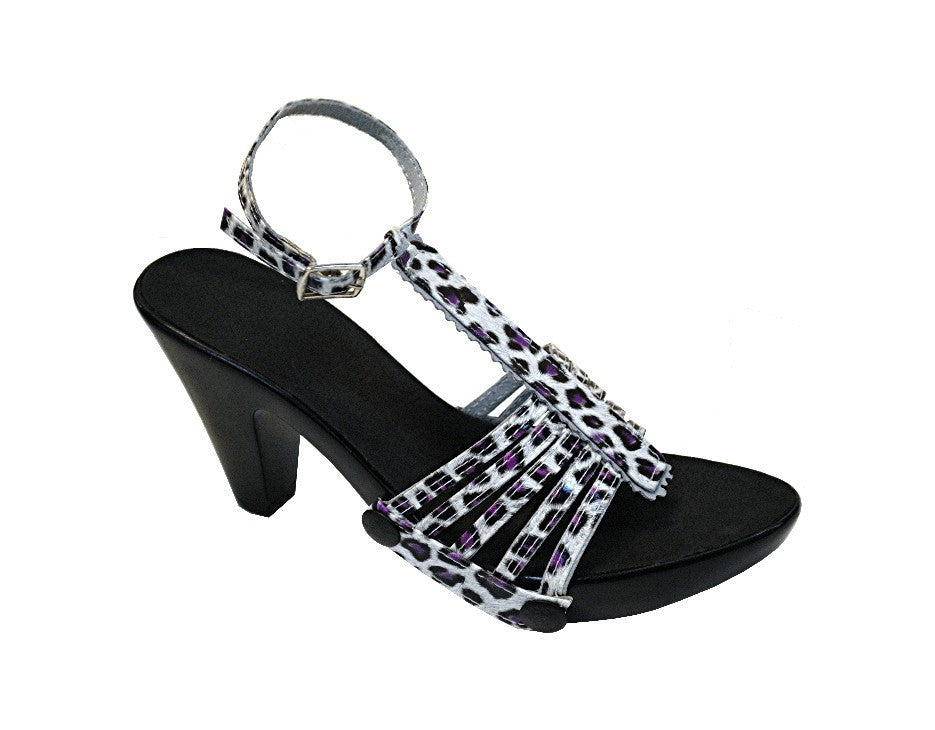 Purple Leopard Betty Top