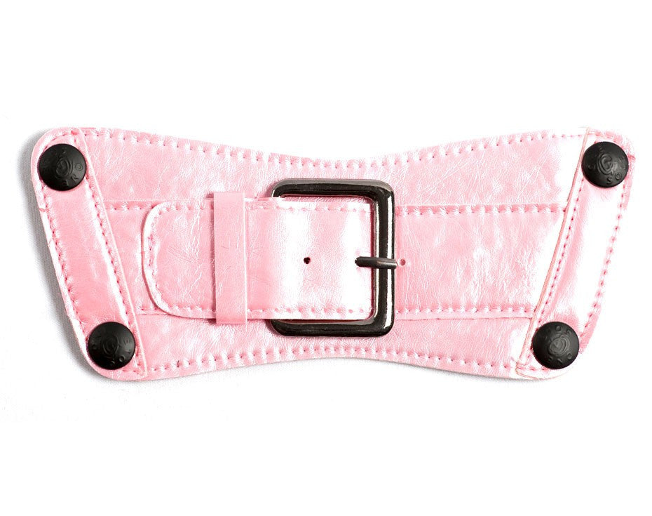 Pink Shimmer Belt Top