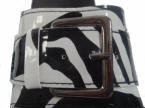 Black & White Moda Belt Top
