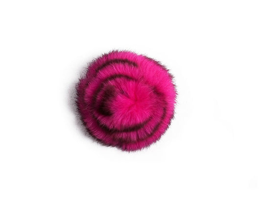 Embellishment "Hot Pink/Black Faux Fur" Pin
