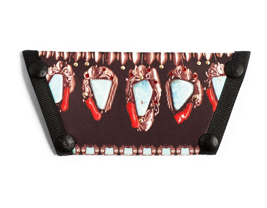 Silk Screen w/ Crystals "Native Rocks"