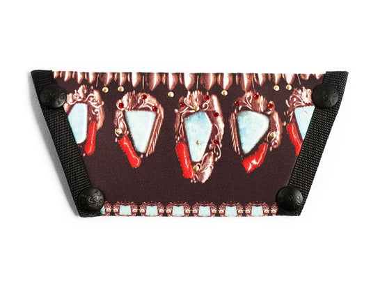Silk Screen w/ Crystals "Native Rocks"