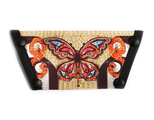 Silk Screen w/ Crystals "Mosaic Butterfly"