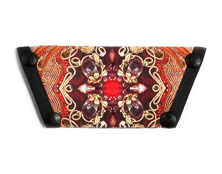Silk Screen w/ Crystals "Regal Gem"