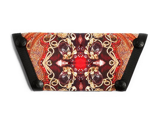 Silk Screen w/ Crystals "Regal Gem"