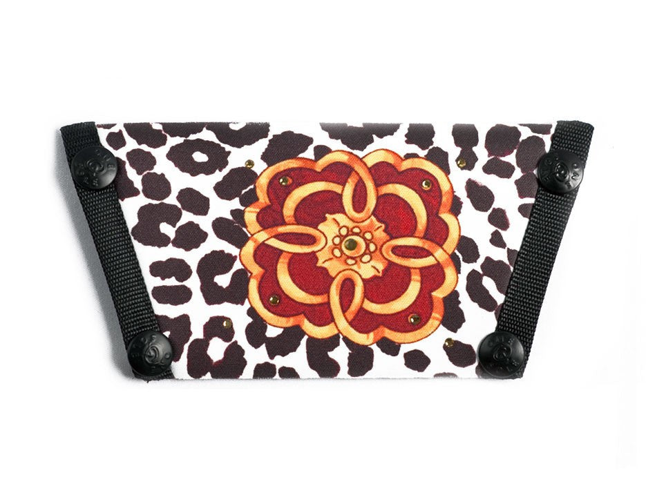 Silk Screen w/ Crystals "Treda Floral"