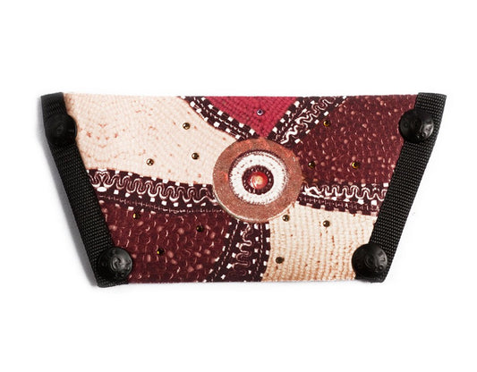 Silk Screen w/ Crystals "Choco Circ"