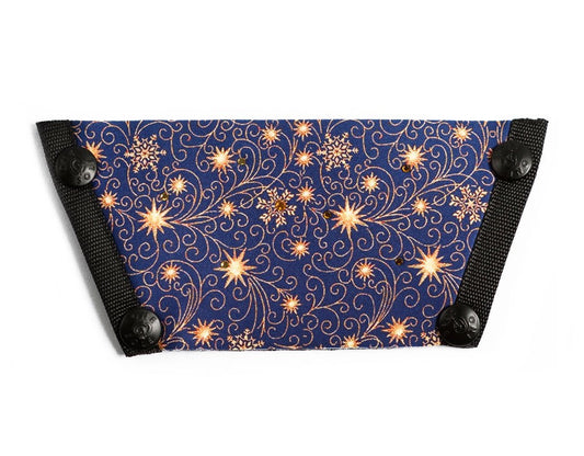 Silk Screen w/ Crystals "Twilight Starburst"