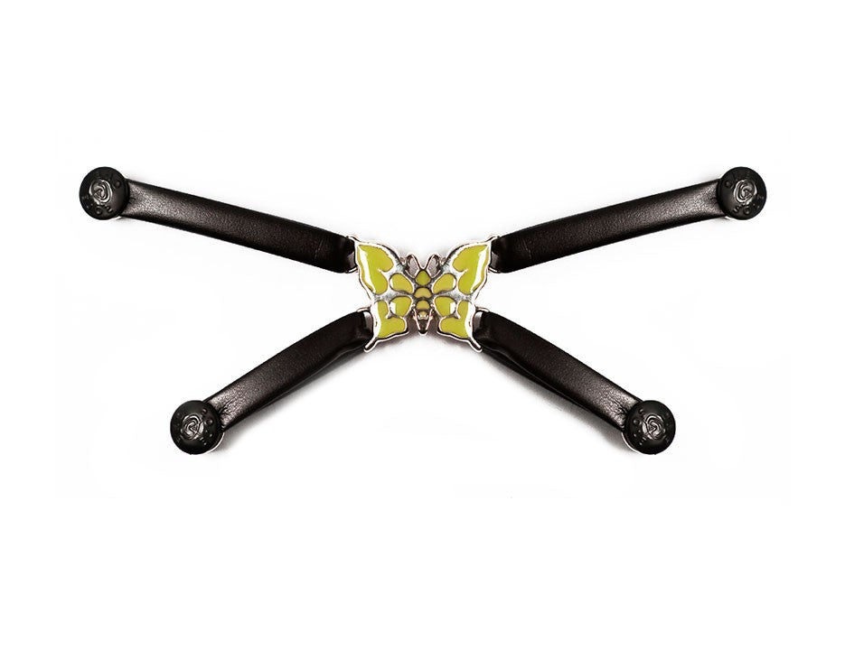 Green/Yellow Butterfly - Strappies