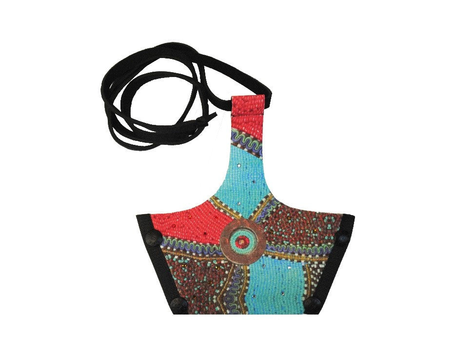 Turq Circ T-Strap