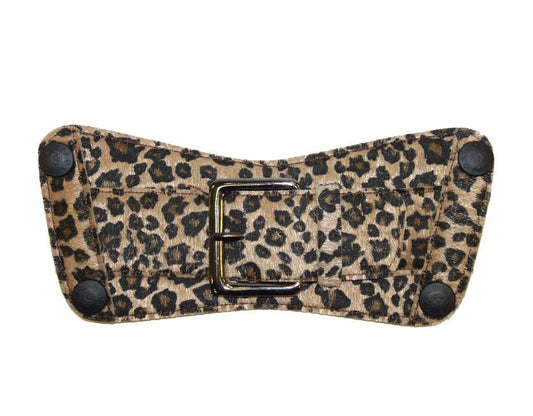 Furry Leopard Belt Top