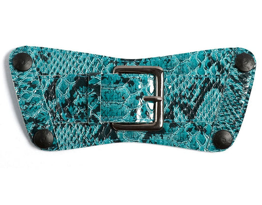 Turquoise Python Belt Top