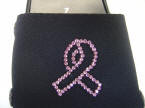 Pink Ribbon on Black