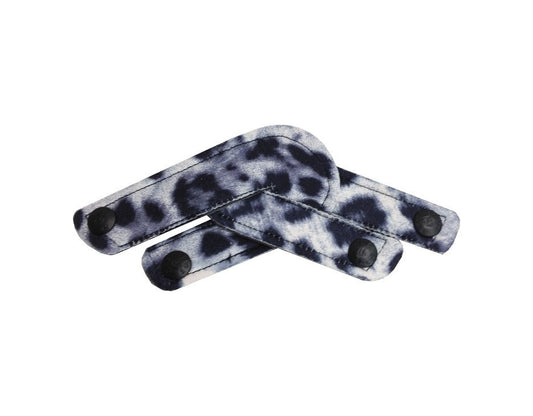 Grey Leopard Duet Top