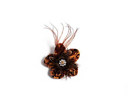 Embellishment "Ostrich Flower" Pin