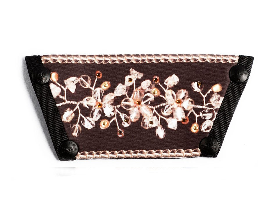 Silk Screen w/ Crystals "Autumn Vine"