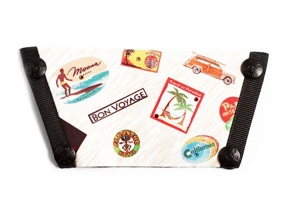 Silk Screen w/ Crystals "Bon Voyage"